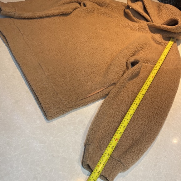 BABATON Lisa' Teddy Fleece Hoodie oversized XS camel ⭐️⭐️⭐️⭐️ - Picture 6 of 15